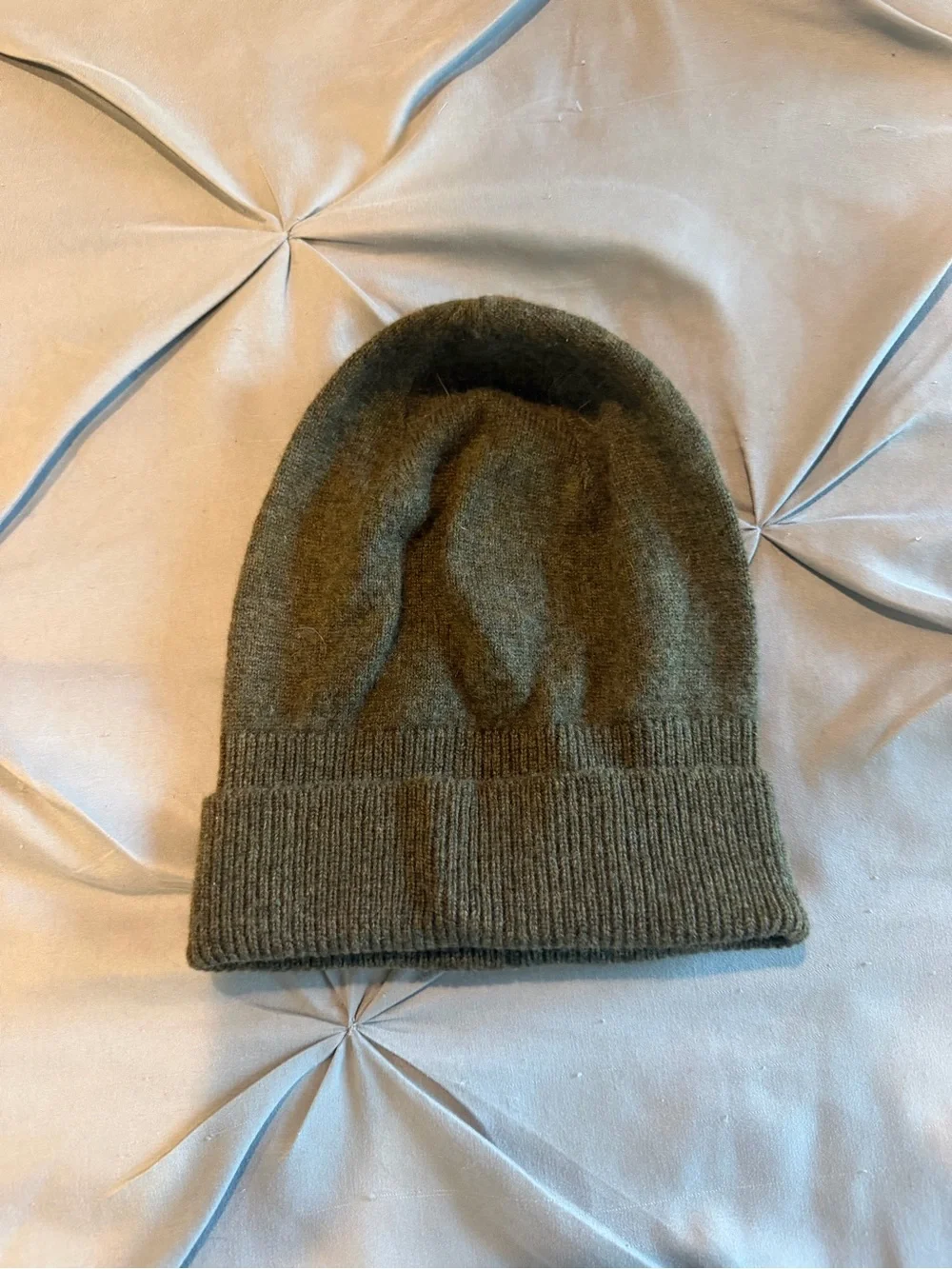 Women’s Olive Knit Beanie Hat - Brand: